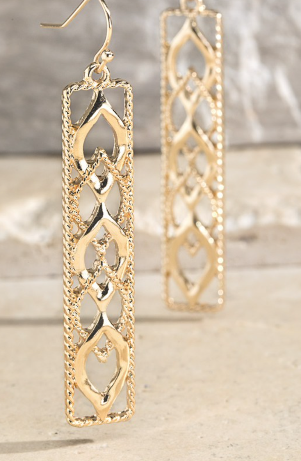 Textured Metal Earrings