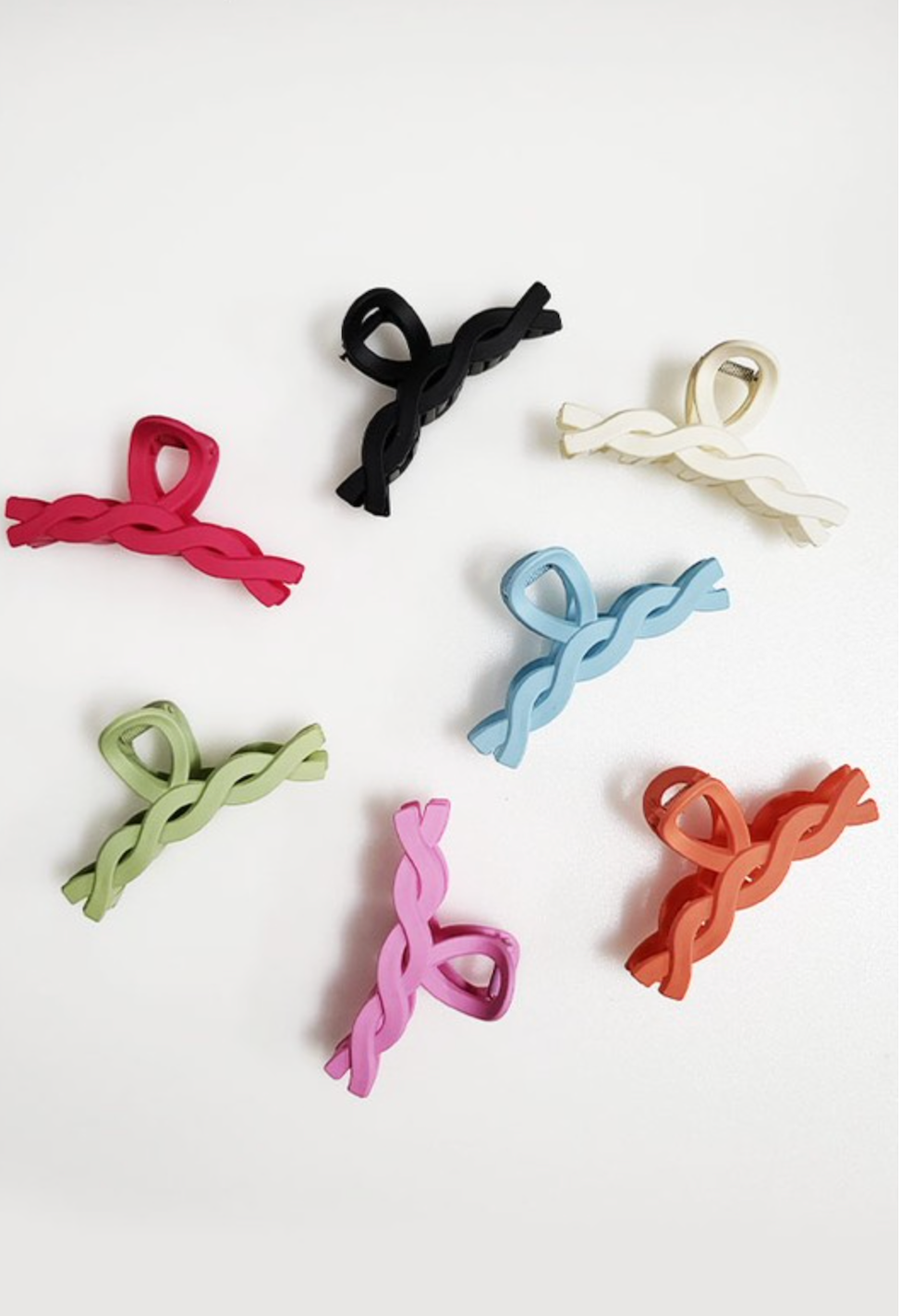 Matte Hair Claw Rope Clip